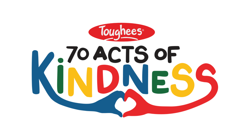 Toughees Spreads Kindness: 70 Acts for 70 Years