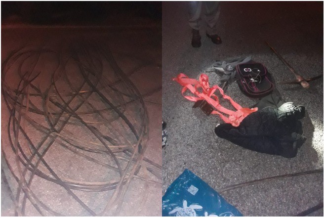 Copper thieves stopped mid-robbery in Constantia Park