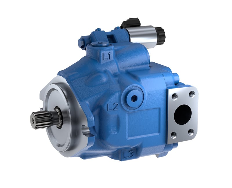 Hytec SA adds the new A10VO Series 60 medium-pressure axial piston pump to expand its eOC platform