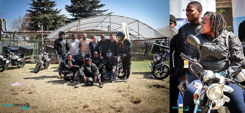 Afrika Tikkun Services and Gauteng Enterprise Propeller revolutionise entrepreneurship development with Scooter Driver Initiative