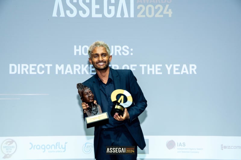 Dylan Samuel Assegai Awards 2024 Young Direct Marketer of the Year