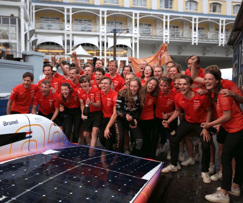 Brunel Solar Team retains its championship title in the Sasol Solar Challenge