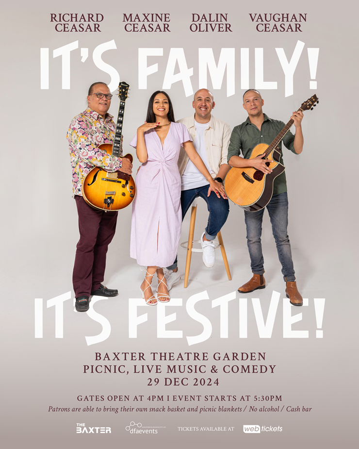 Celebrate the Festive Season with Family, Music, and Comedy at the Baxter Theatre Garden