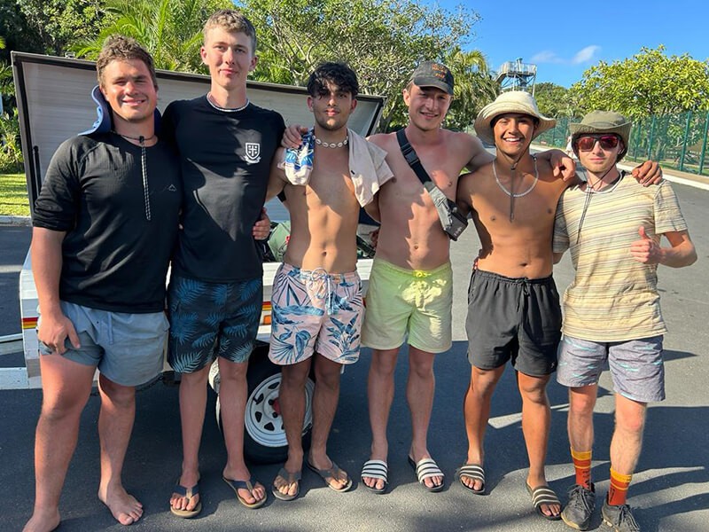 KZN Matric boys celebrate finishing their finals with an epic Wild Coast hike