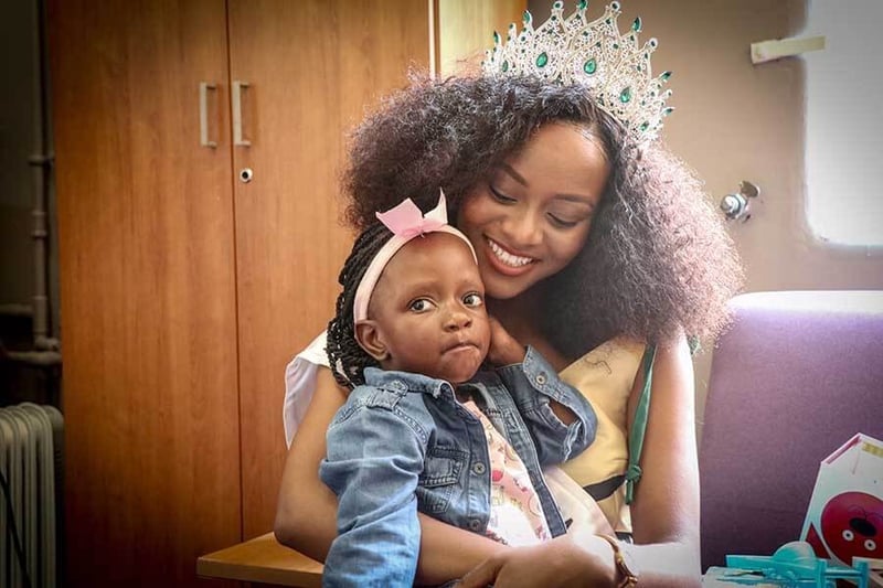 A Heartfelt Encounter: Miss World SA's Inspiring Visit with Mimmie at Afrika Tikkun Centre