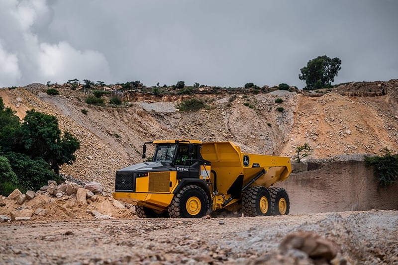 John Deere Introduces New Articulated Dump Truck To Southern Africa Market