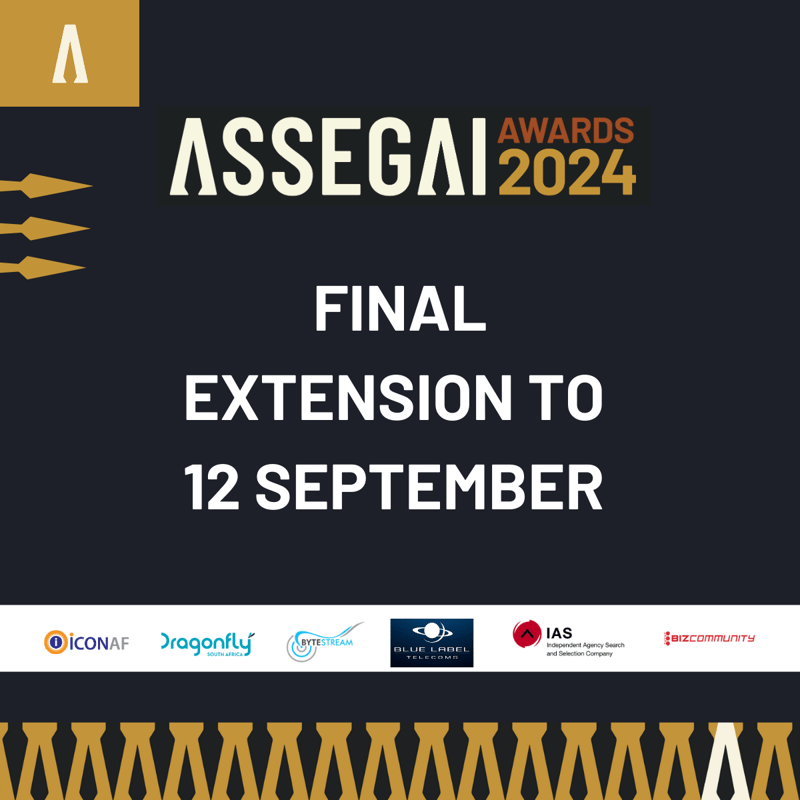 Assegai Awards 2024: Extension for Entries Announced