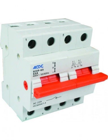 Future Light's 2-Pole 63A DIN Changeover Switch: The Reliable Solution for Seamless Power Transition