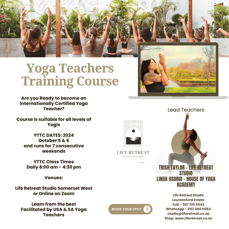 Vinyasa, Hatha & Yin Mastery Yoga Teacher Training Course: Oct 2024