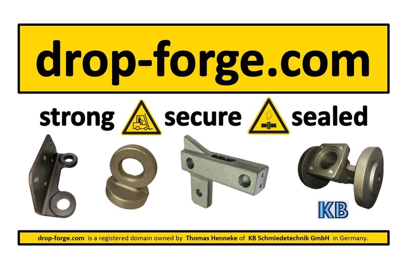 The Forge KB Schmiedetechnik in Germany "Secures" Drop-forge.com Domain