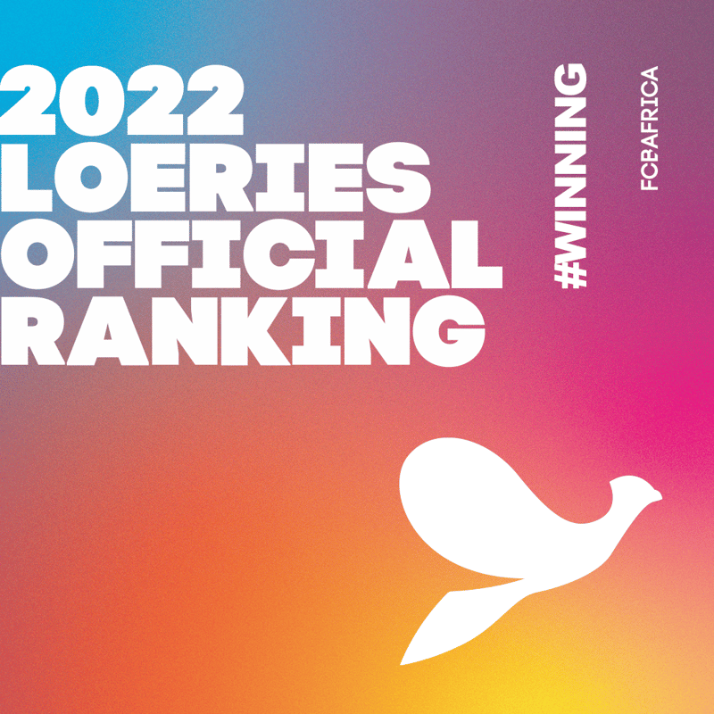 FCB Africa Climbs the Ranks at the Loeries Official Rankings