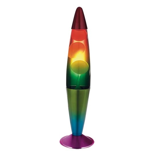 Brighten Up Your Space with the Rainbow Lava Lamp