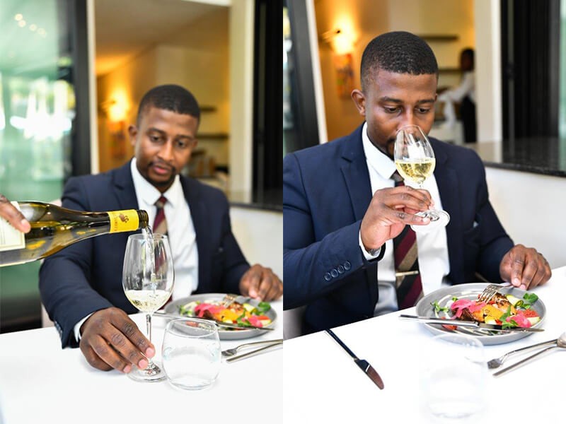 Restaurant Manager & Mixologist Sandile Mavuso is shaking things up at Clico Boutique Hotel