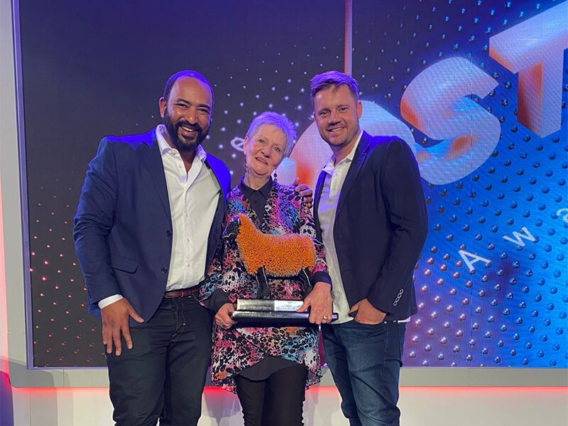 Gwen Bezuidenhout and Chris Botha are certified Stars at The Most Awards 2022