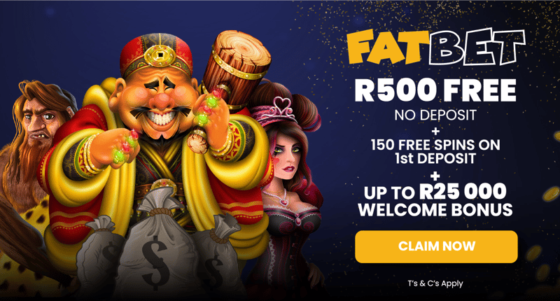 South African Online Casino Gambling Guide SouthAfricanCasinos.co.za Lands Massive R500 No Deposit Bonus for FatBet Casino