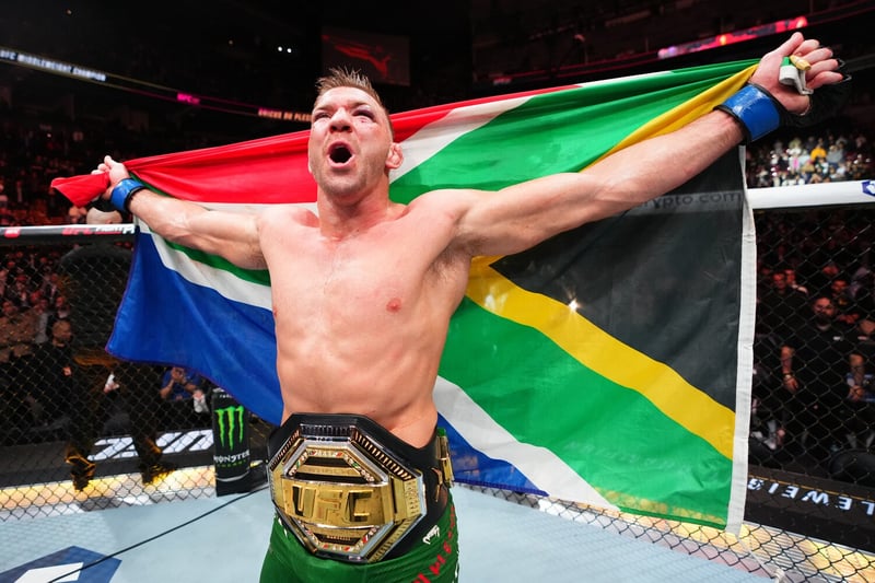 Dricus Du Plessis Draws Thousands of SA Fans in Historic UFC Showdown