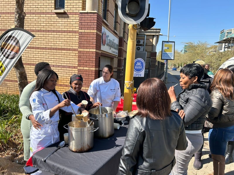 Chefs with Compassion celebrates record delivery of soup on Mandela Day 2024