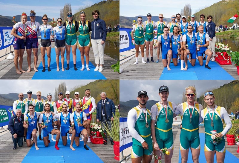 RMB National Rowing Squad Makes a Splash at Memorial Paolo D Aloja Regatta