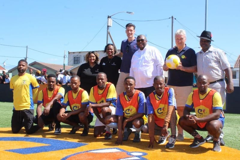 Levelling the playing field for underserved communities: Cruyff Courts unveiled in Afrika Tikkun centres