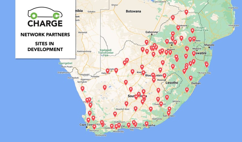 100% off-grid ultra fast EV charging network to roll out across South Africa