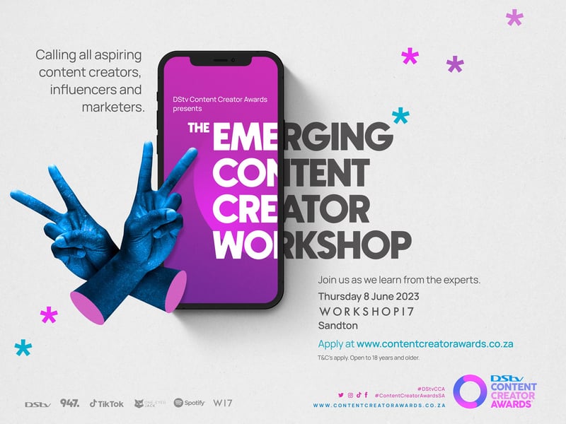 Year two of the DStv Content Creator Awards brings another informative Emerging Content Creator Workshop to Johannesburg