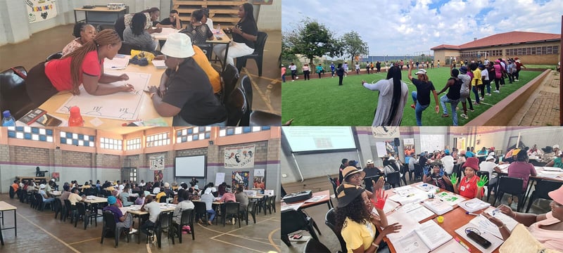 ATB and Think Equal Training Marry Two Curriculums at Afrika Tikkun Arekopaneng Community Centre in time for International Day of Education