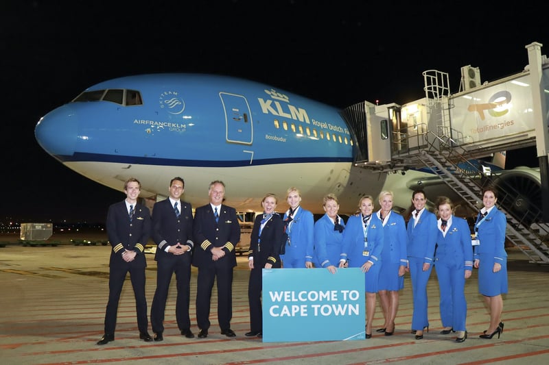 KLM Royal Dutch Airlines Celebrates Three Decades Of Direct Flights To Cape Town