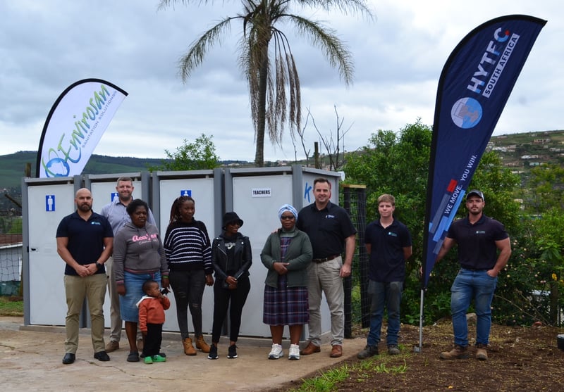 Hytec South Africa Donates Safe Sanitation Facilities to ECD Centre in Pietermaritzburg