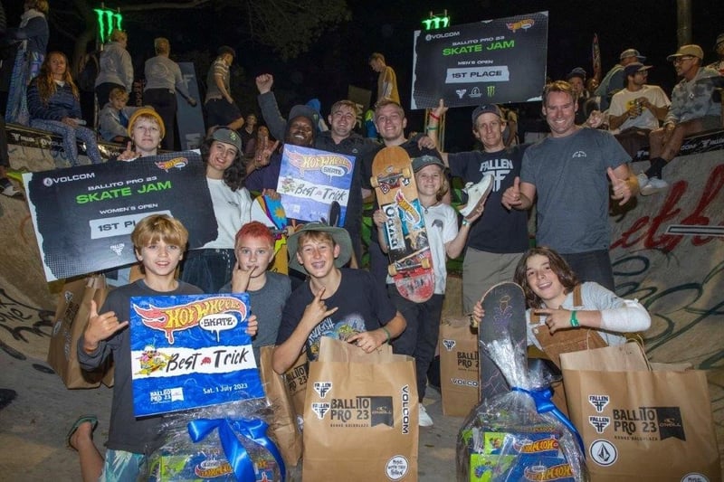 Kalvyn MacMillan, Janine Louw, and Ezra Vosloo take top titles in the Ballito Pro Skate Jam competition