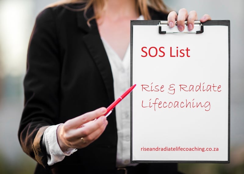 Exit your Narcissistic/Toxic Person Relationship - the SOS List