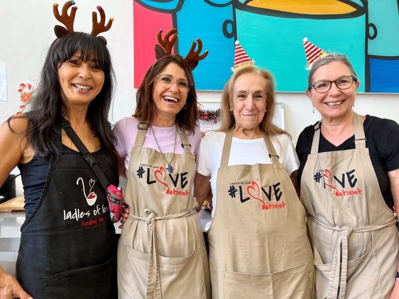 Ladles of Love Christmas goodwill in the City