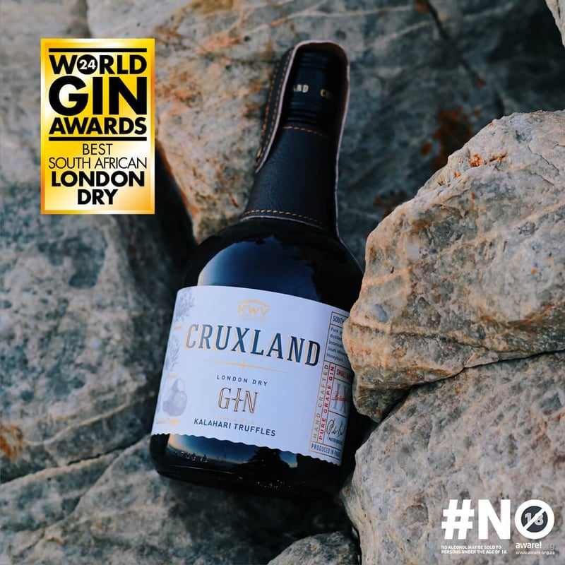 KWV Cruxland Kalahari Truffle Gin Secures Fifth Gold at 2024 World Gin Awards