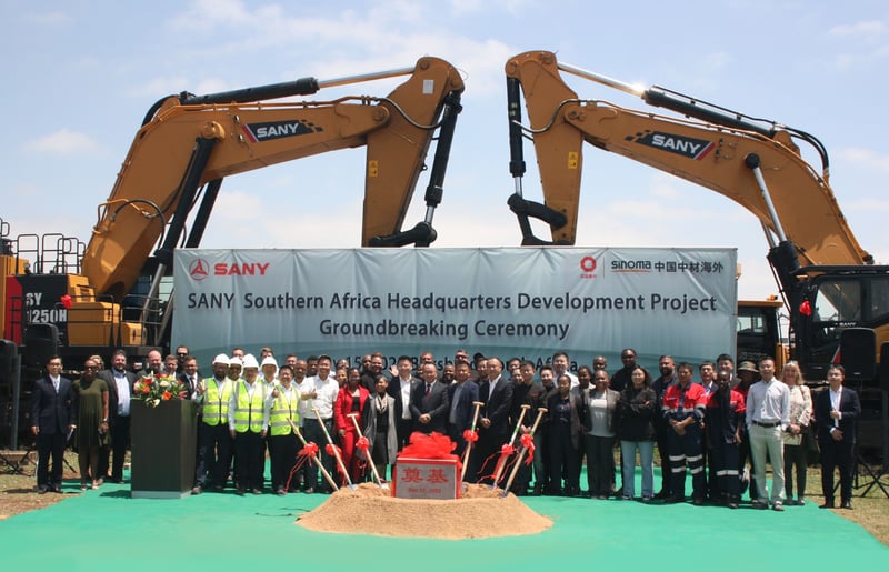 SANY Southern Africa breaks new ground with R300-million headquarters mega project