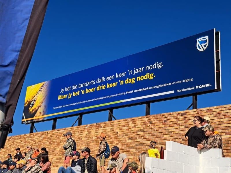 The SBSA billboard at NAMPO is erroneous and detrimental to the oral health of South Africans