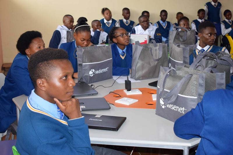 Raspberry Pi 400 Handover at Lodirile Secondary School