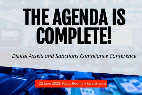 Digital Assets and Sanctions Compliance Conference agenda has finally landed!