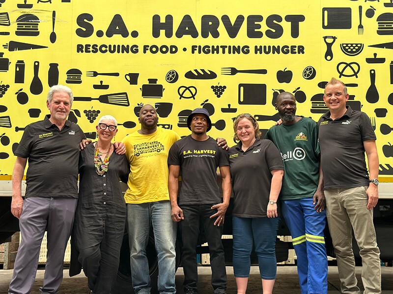 Ronni Kahn AO, founder of OzHarvest, visits South Africa to celebrate SA Harvest's 50 million meal milestone