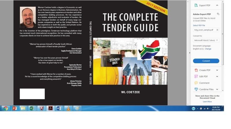 Book release. The Complete tender guide 2017