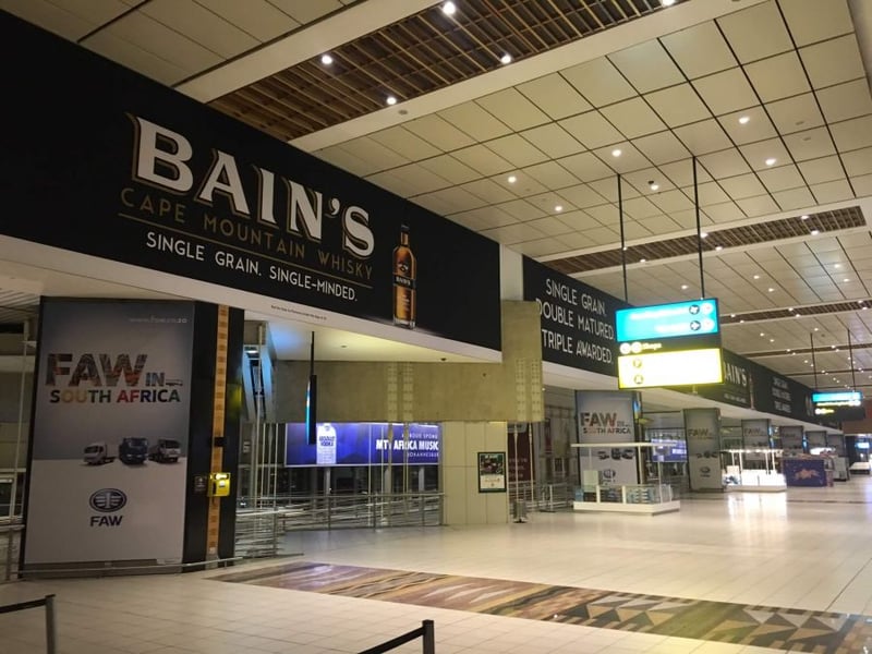 Airport Ads® serves up Bain’s Single Grain Whisky