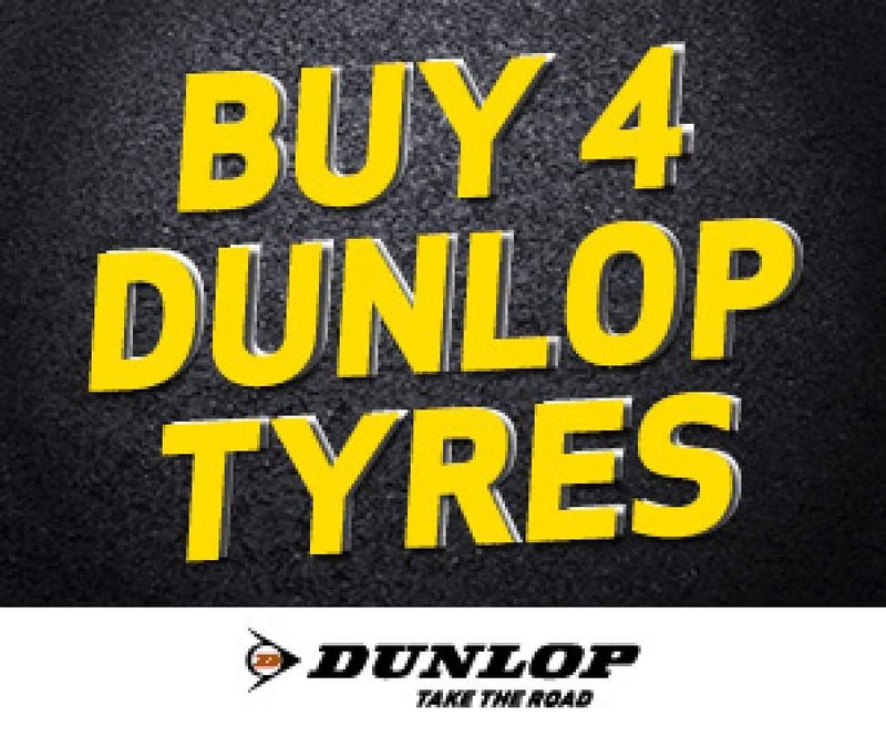 Bump that whacky item off your wish list with Dunlop this July