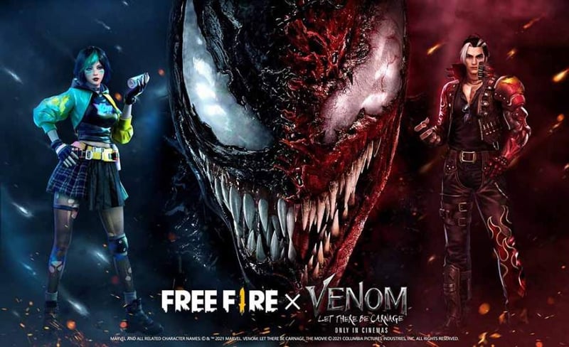 Embrace the Chaos with Free Fire’s first-ever movie crossover with Venom: Let There Be Carnage