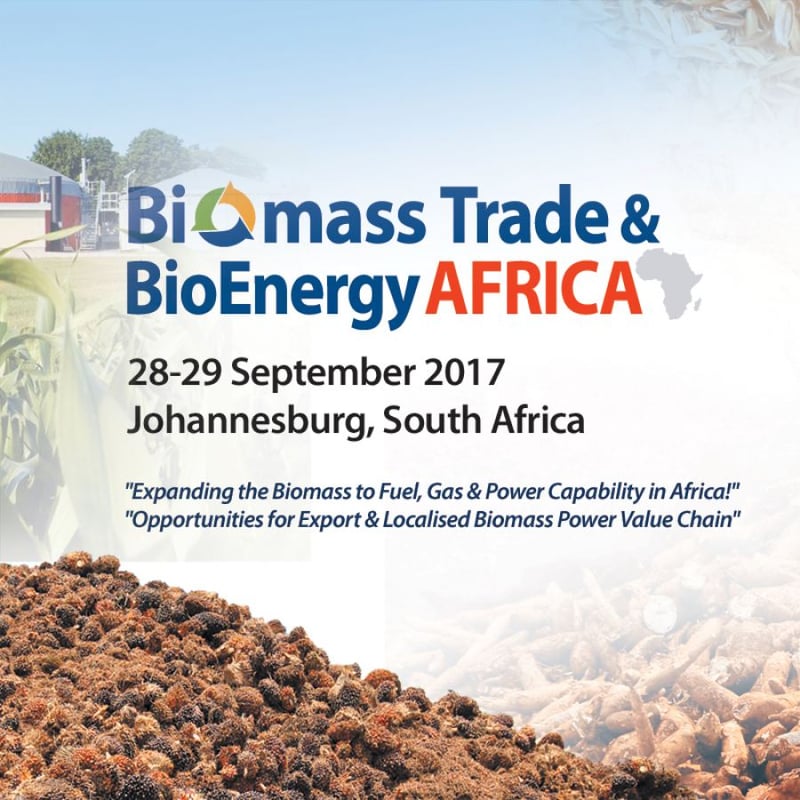 CMT’s leading Biomass Series  to host ‘BIOMASS TRADE & BIOENERGY AFRICA’ Summit in Johannesburg