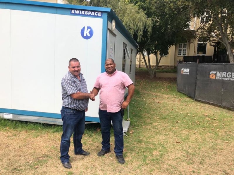 Kwikspace supplies temporary classrooms to Springfield Primary School