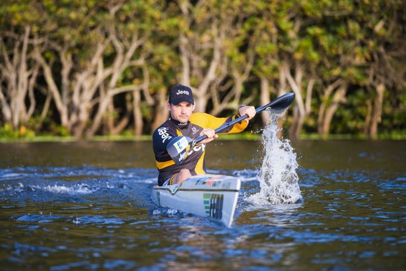 Paddler, Barry Lewin Celebrates 13 Years with Jeep Team SA