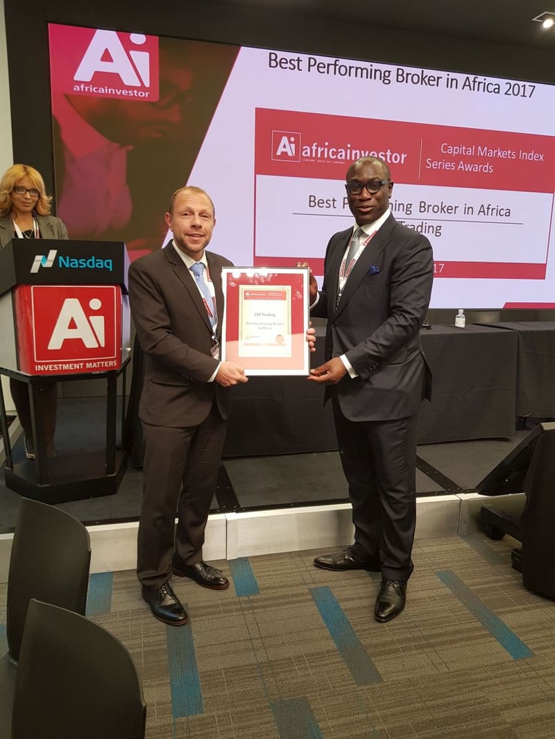 CM TRADING – AWARDED BEST PERFORMING BROKER IN AFRICA