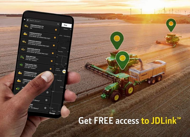 John Deere now offers JDLink™ connectivity service at no additional charge