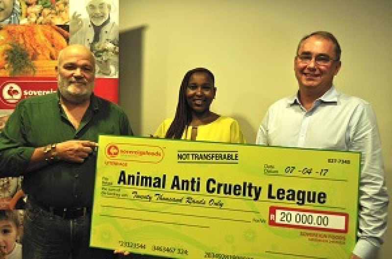 Sovereign Foods answers Animal Anti-Cruelty League's plea.