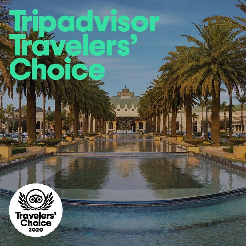 Emperors Palace Wins 2020 Tripadvisor Travelers’ Choice Award