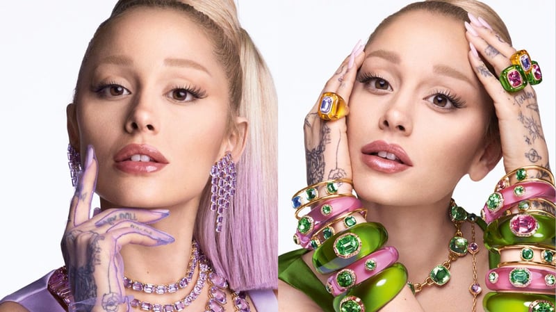 Swarovski Partners With Ariana Grande For Spring / Summer 2025 Campaign