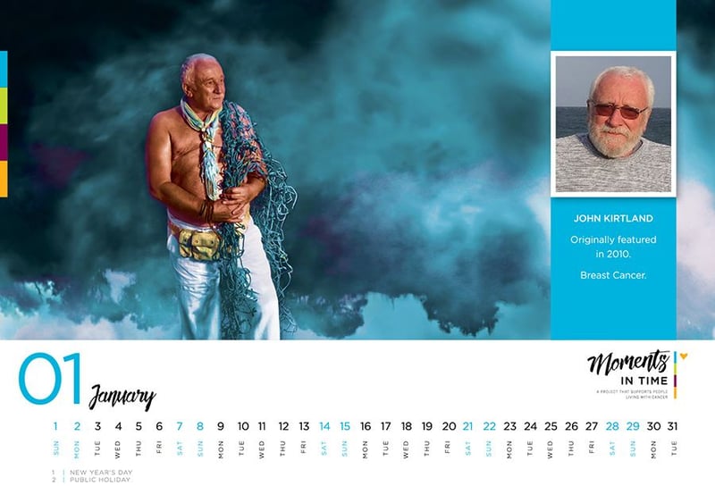 Fundraising Calendar featuring 12 SA Cancer Survivors: Now on Sale